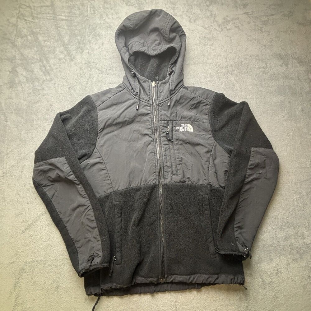 The‎ North Face Denali Jacket Womens Small Black Fleece Hooded Polartec Recycled
